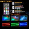 Beatto 2PCS 3FT(0.9M) RF Remote Control RGB LED Whips Light