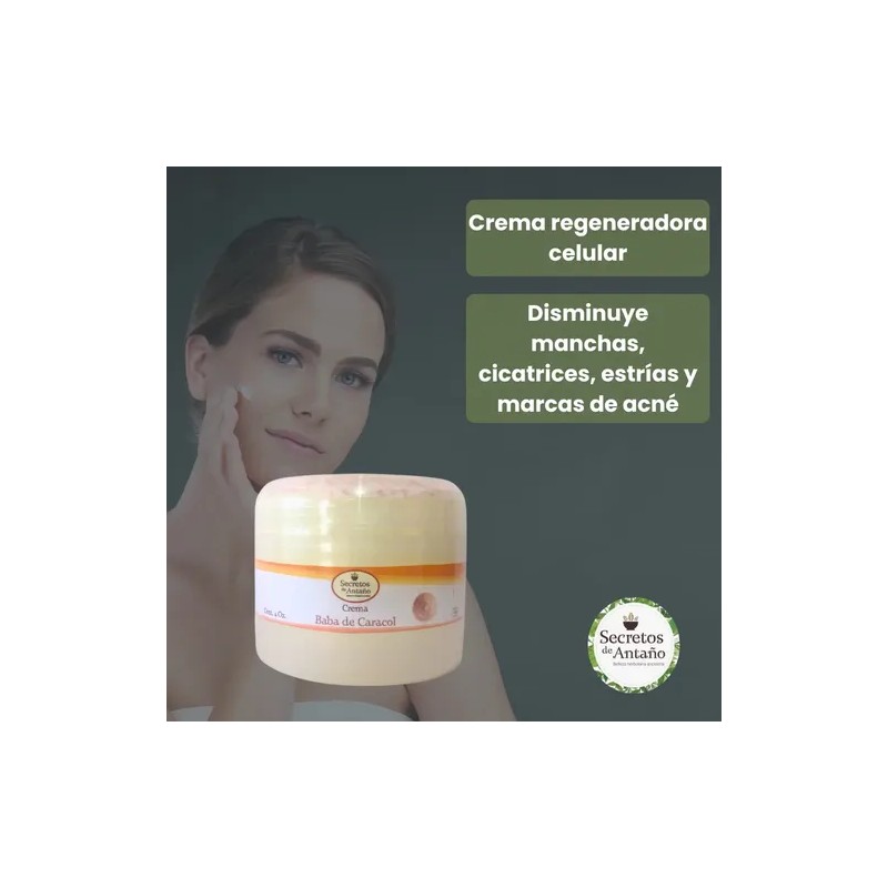 Crema Baba De Caracol 4 Oz - Regenera Las Células
