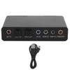 External Sound Card for Laptop, DM HD10 Aluminium Sound Card