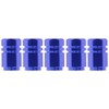 Sumex 4006925 Aluminium Hexagonal Valve Caps Blue