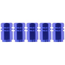 Sumex 4006925 Aluminium Hexagonal Valve Caps Blue