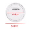 Esforzarse Acrylic Design Button Badge 20 Pcs, Clear Button Pin