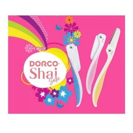 Dorco Shy Safe LDFA200 Foldable Eyebrow Razor (Random Color) 10ea