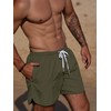 LINMYZAI Men's Swim Trunks 5" Quick Dry Bathing Suit Mens