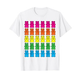 Rainbow Gummy Bear Candy Shirt T-Shirt