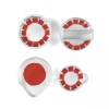 Ynei 4Pcs/Set Sliver Engine Bay inner Tnak Cap Overlay Dress