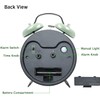 Loud Alarm Clock for Heavy Sleepers Adults, Metal 4 Inches