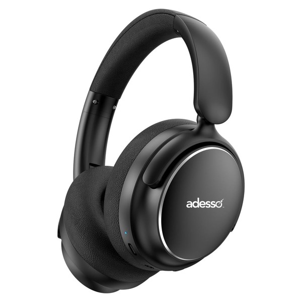 Adesso Xtream P800 Bluetooth Headphones with Active Noise Cancellation, Built-in