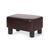 Joveco Small Footstool Ottoman Footrest Modern Rectangular Padded Seat for