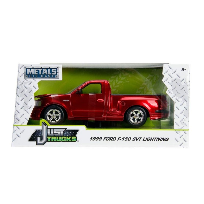 Jada 1999 Ford F-150 SVT Lightning Pickup Truck Rot Red