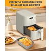 Air Fryer Silicone Liners Collapsible 2-Pack for bella 4Qt(3.3lb) Slim