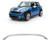 ECOTRIC Chrome Grille Hood Trim Moulding Compatible with 2009-2015 Mini