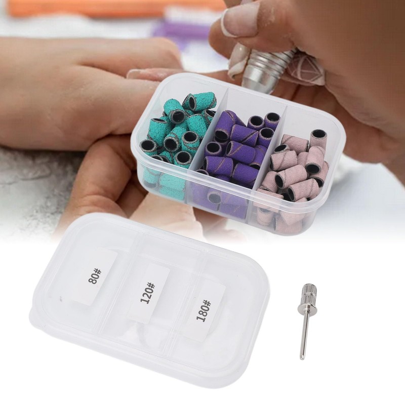 75 Bandas de Lijado para Taladro de Uñas, Juego de