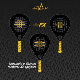 VIBE PADEL - Fx Pack - 3 Over Grips + Vibe Fx