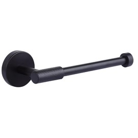 Varen Matte Black Toilet Paper Holder - Elegant Bath Accessories Accessory, Matte Black Finish, Durable and Modern