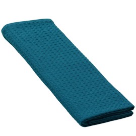 Tea Towels in a Pack of 6, Colour: Petrol 100% Cotton, Waffle Pattern, Dimensions: 70 x 50 cm, Cleaning Cloth, Kitchen Towel, Polishing Cloth, Dish Cloth, Hand Towel