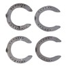 4pcs Horseshoes Aluminum Alloy Light Weight Reliable Practical Horse Riding