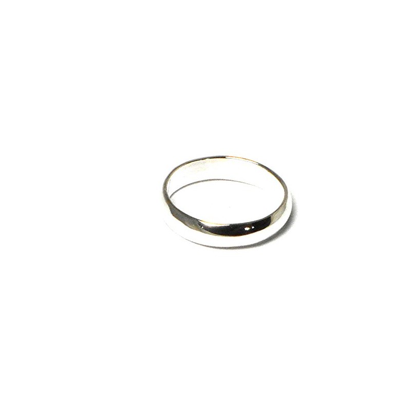 5 mm Plain Sterling Silver Ring - Gift Boxed (U)