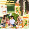 Umigy Tree Clear Plastic Drink Dispenser with 20 Pcs 12