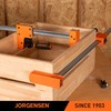 JORGENSEN 36-inch Bar Clamps, 90°Cabinet Master Parallel Jaw Bar Clamp