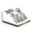 1 x Hexagon Coaster - Easter Island Monumental Statues Cork
