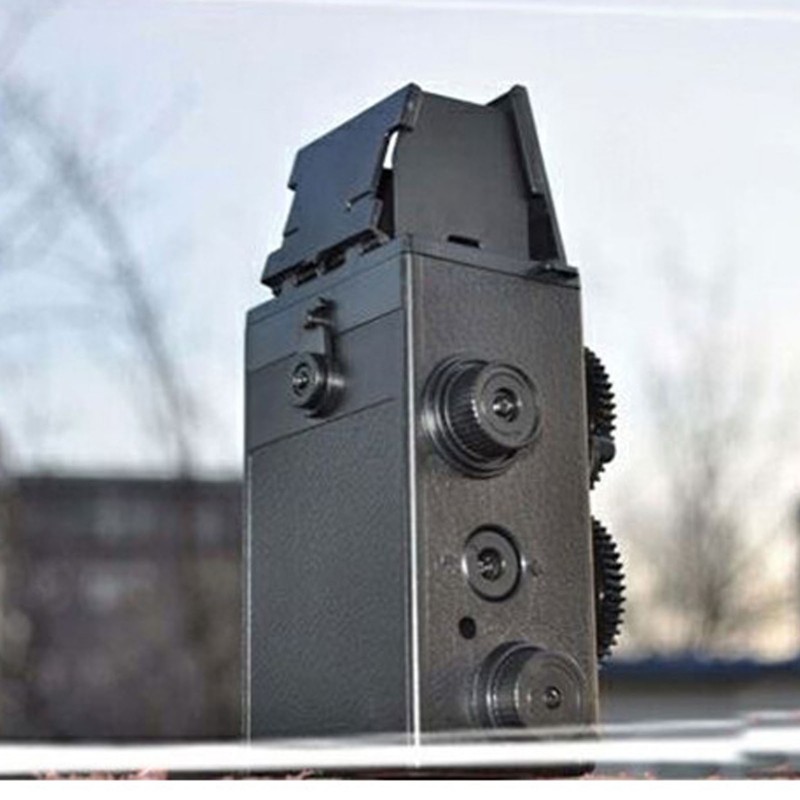 35MM Dual Lens Film Camera DIY Classic Retro Double Reflex