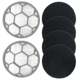 Home Times Hepa Filter Sponge Replacement Accessories for Neabot P1 Pro/Neakasa P1 Pro Pet Grooming Kit Vacuum (2 Hepa Filters + 4 Sponges)