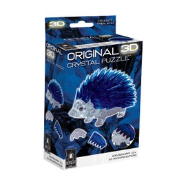BePuzzled | Hedgehog Standard Original 3D Crystal Puzzle, Ages 12 and Up