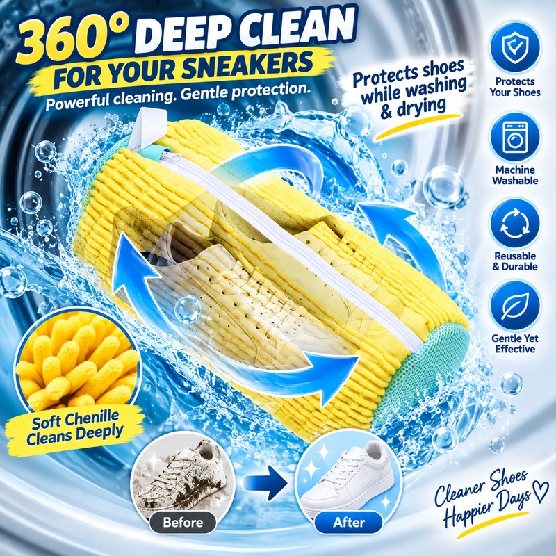 Shoe Washing Machine Bag for Sneakers & Casual Shoes –