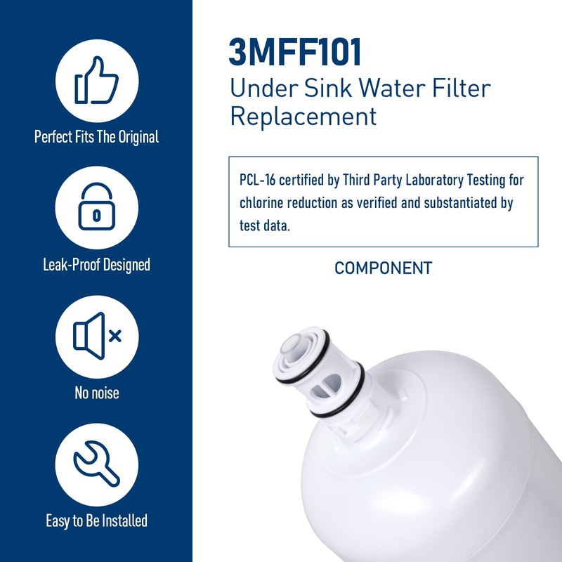 3MFF101 Under Sink Water Filter, 1-Pack