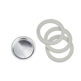 BSSTORE Moka Filter Compatible With Three Gaskets (6 Cups)