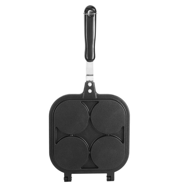 Double Side Pan, 4 Holes Frying Pan Cartoon Animal Pattern
