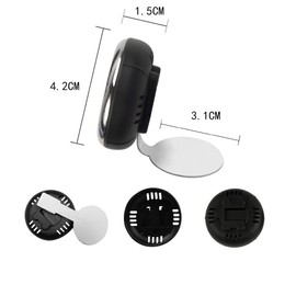 idain Car Dashboard Thermometer - Mini Vehicle Thermometer Decoration Air Vent Cilp