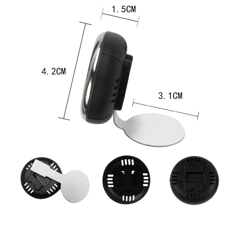idain Car Dashboard Thermometer - Mini Vehicle Thermometer Decoration Air