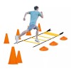 TOYGAGADE Entrenamiento De Fútbol 12 Tableros + 12 Conos +