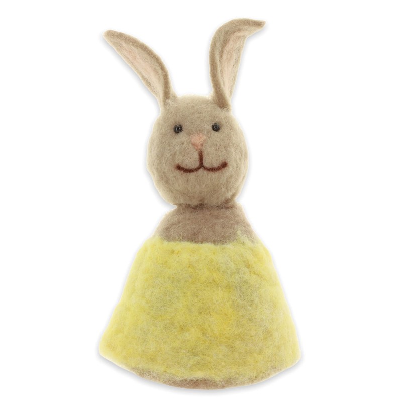 MIJOMA Set of 2 Egg Cosy Rabbit Felt Easter Bunny