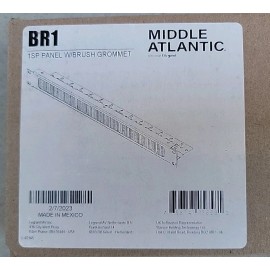 Middle Atlantic BR1 1SP Horizontal Panel w/ Brush Grommet 1-3/4"x 19"x 2.92"