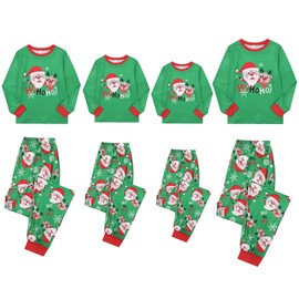 Matching Family Christmas Pajama Sets Womens Mens Kids Pjs Long Sleeve Sleepwear Holiday Lounge Sets