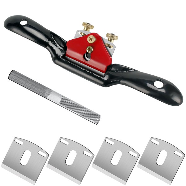 BRIOTA 10 Inch Spokeshave, Adjustable Spoke Flat Base with 4