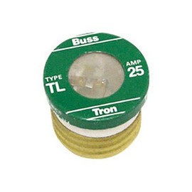 Bussmann TL-25PK4 25 Amp Time Delay, Loaded Link Edison Base Plug Fuse, 125V UL Listed, 4-Pack
