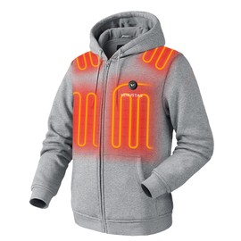 Venustas Unisex Heated Hoodie with Battery Included, Heated Jacket for Women and Men