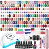 32 Colors Gel Nail Polish Kit & U V light