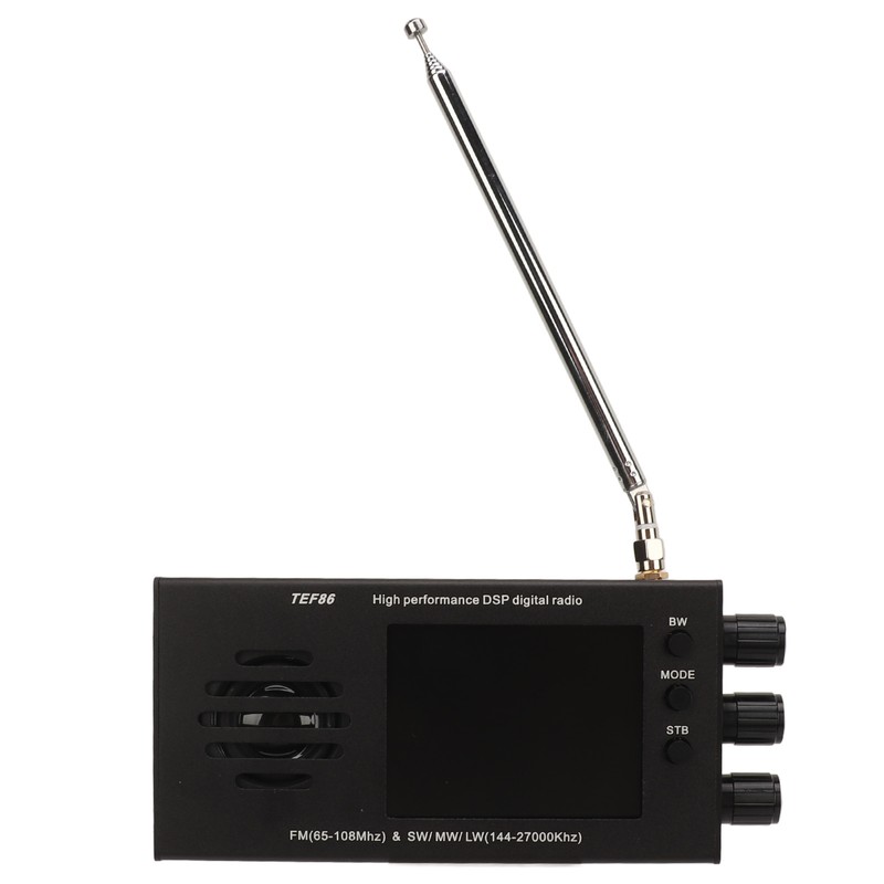 TEF86 Radio Receiver 3.2 Inch LCD Screen Display Radio Receiver