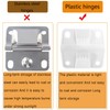 Ansook Cooler Replacement Plastic Hinges & Screws Set - Compatible