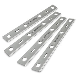 POWERTEC 6 Inch Jointer Blades for WEN JT3062, Craftsman 21788, Porter Cable PC160JT, Grizzly G0612, Delta 37-070 JT160 Jointer, Replacement for Delta 37-072, 37-372 Jointer Knives, Set of 4 (14801DD)