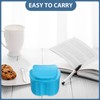 SUPVOX Denture Box Orthodontic Denture Box Teeth Storage Box Case