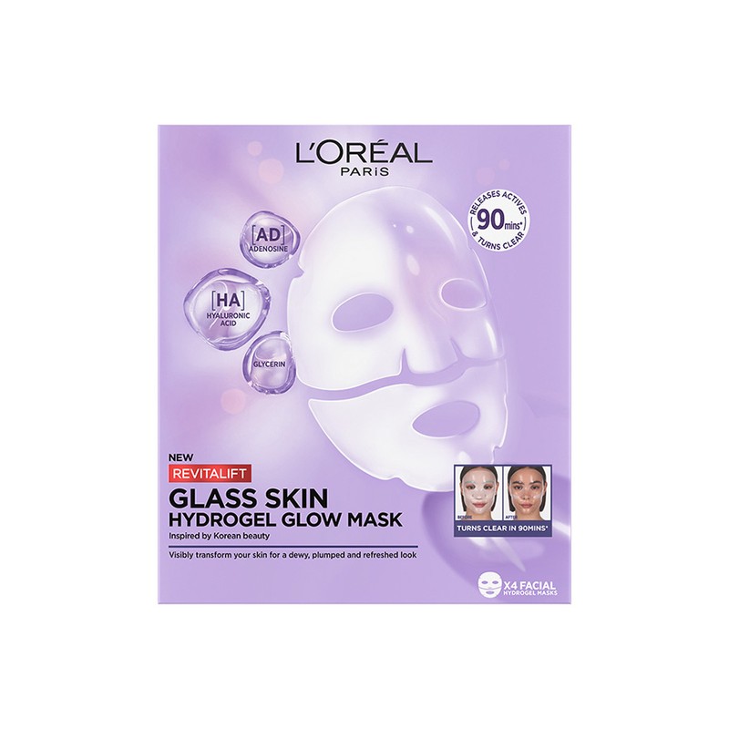 L'Oréal Paris L’Oréal Paris Revitalift Glass Skin Hydrogel Glow Mask,