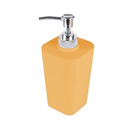 Douceur d'Intérieur SOAP Dispenser, Ochre, 7.3 x 7.3 x 18 CM