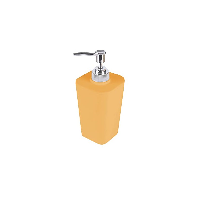 Douceur d'Intérieur SOAP Dispenser, Ochre, 7.3 x 7.3 x 18