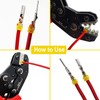 Twippo 352Pcs Waterproof Electrical Connector Terminals Automotive Electrical Wire Connectors